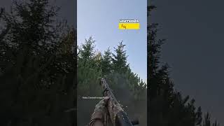 Ukrainian Soldier Shoots Down Russian FPV Drone That Was Chasing His Team #warinukraine #drone