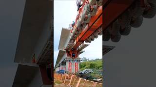 Watch the bridge machine work from a distance #technology #infrastructure #highwaydevelopment