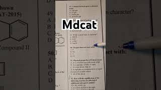 Mdcat chemistry past papers #mdcat #pastpapers