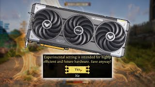 Destroying my favourite graphics cards with "experimental graphics"