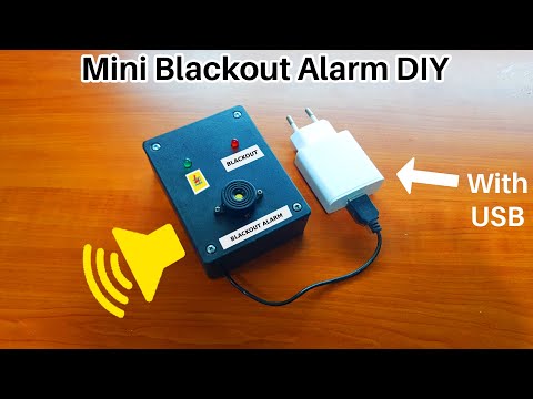 How to make Blackout Alarm at home | Low Cost