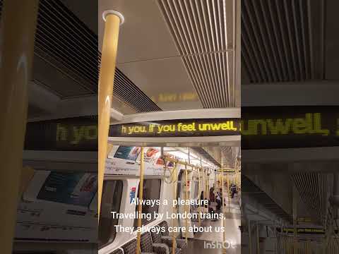 Always a pleasure to travel by London trains!! #trawellbeings #tfl #londontrains #london