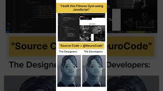Modern Fitness Gym Website UI Design 💪🔥 | HTML CSS JavaScript #shorts
