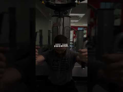 Keep your promises even to your self