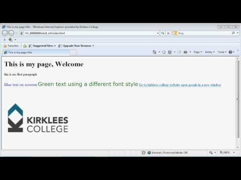 i. Check point for what your web page should look like
