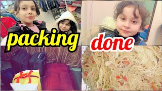 Ami k ghr jana k lia packing done#vlog 