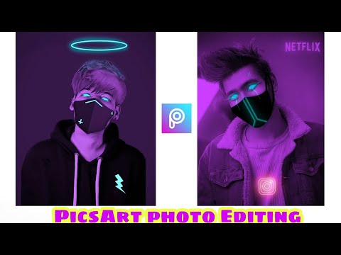 Neon Glowing Vector Art in Picsart Art in Picsart Subho Editing Zoon #shorts@nsbpictures#algrow