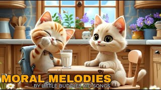 The Glass of Milk | Moral Melodies, Stories that sing | Fables for Kids #kidsvideo #kidssongs