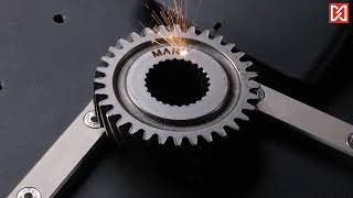 Small Gear Marking - Fiber Laser