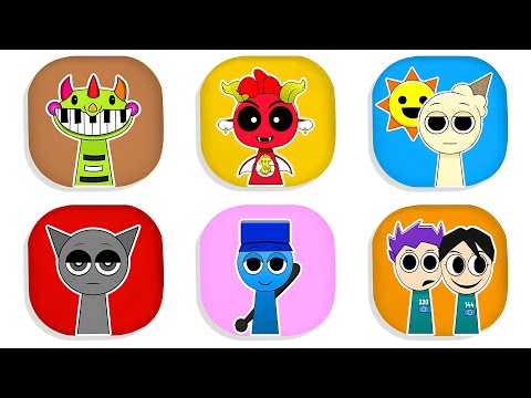 GUESS which Sprunki character will come out of the cubes | All Sprunki Retake OC | @SprunkiCubesDIY