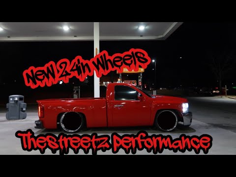 The red truck gets new wheels!