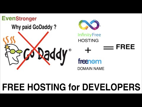 Create free domain name, hosting, database and cpanel | 100% free