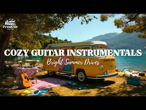 Cozy Guitar Instrumentals for Summer Drives ☀️ Acoustic Folk Ambience