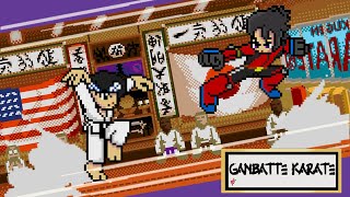 Mii Brawler from Smash Bros VS Daniel Larusso from Karate Kid - GANBATTE KARATE