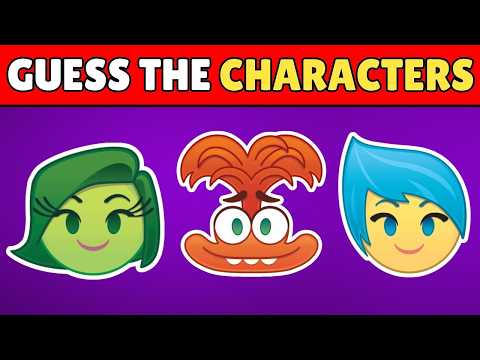 Guess the INSIDE OUT 2 Characters by Emoji 😁😭😱🤢😡 INSIDE OUT 2 Movie Quiz | Gravity Quiz