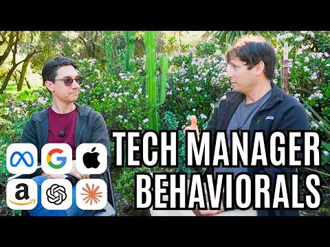Manager Behavioral Interviews at FAANG+