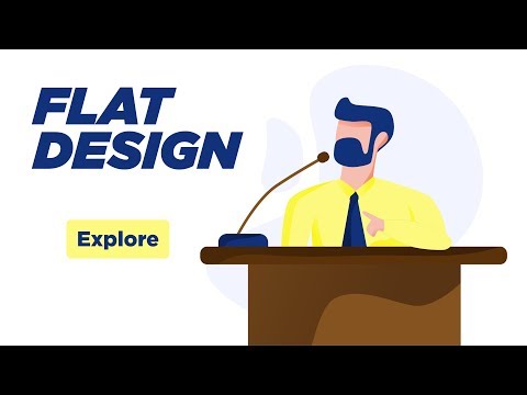 Character Design Flat illustration | Leadership illustration
