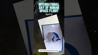 Celebrate International Day of Human Space Flight with a Unique Handmade Rocket Pop Up Card Gift