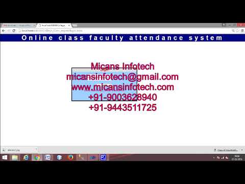 ASP .NET SOURCE CODE FOR  COLLEGE  ATTENDENCE MANAGEMENT SYSTEM