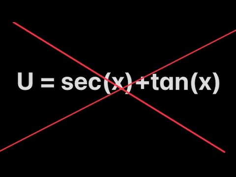 Integration of sec(x) 🔥🔥🔥