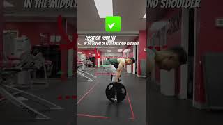 Deadlifting with lower back pain? (Hip position) #deadlift