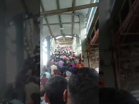 মানুষের ভিড়ে ঠাসা সাঁতরাগাছি,, santragachi vir..
