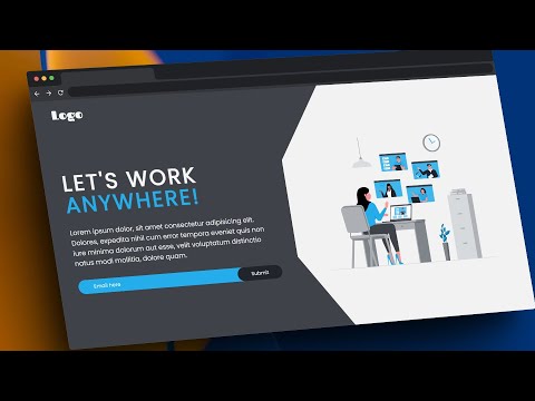 Responsive Website Landing Page using HTML & CSS Step by Step | Freelance Website