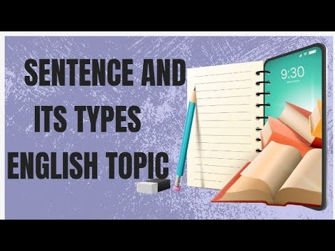 SENTENCES AND ITS TYPES | ENGLISH TOPIC