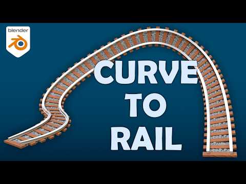Procedural Railroad Track with Geometry Nodes