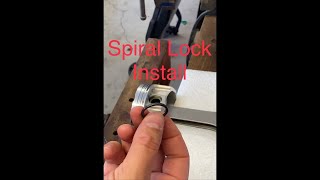 Spiral Lock Install made easy. #piston #enginerebuild #lsswap