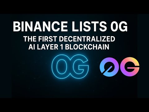 Binance Lists 0G: The First Decentralized AI Layer 1 Blockchain