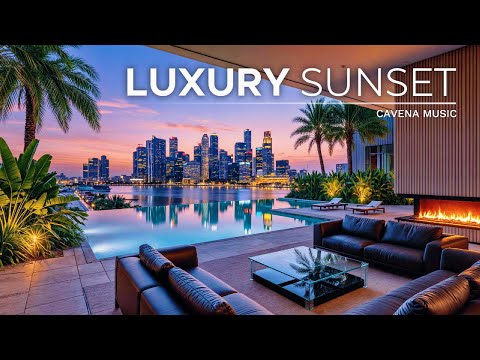 Luxury Sunset Chill Mix | Cityview Ambience for Deep Focus & Elegant Evenings