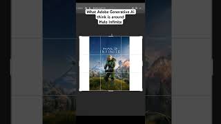 Photoshop Ai completes: Halo Infinite Cover Art [Generative Fill]  #generativeai  #gaming