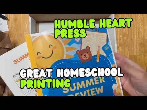 Homeschool Printing - Humble Heart Press Review
