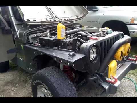 Sophia getting ready for JeepFest 2017