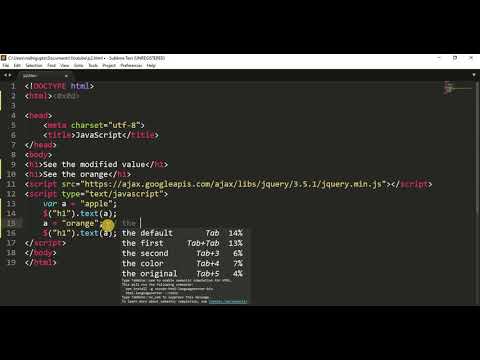 JavaScript Basics - Variables