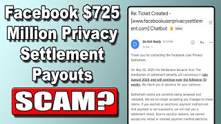 Facebook User Privacy Settlement - Is It Legit Payout Amounts or SCAM?