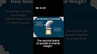 How do clouds float in sky? #explained #scienceandeducation #sky #clouds