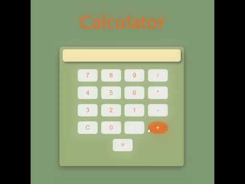 How to Build a Calculator Using HTML, CSS, and JavaScript. @coder_techy