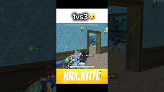 1vs3 easy clutch #shorts #shortsfeed #shortvideo #subscribe #hrxkittu #bgmi #pubg