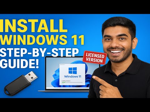How to install windows 11 on new pc - windows 11 installation step by step - win 11 licence version