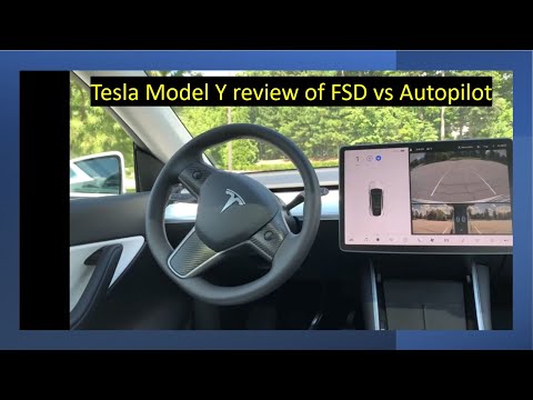 Tesla Model Y review of FSD vs Autopilot