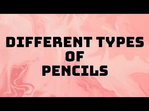 Different types of pencils ✏