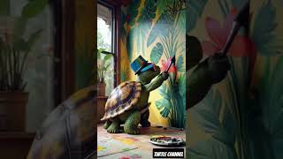 turtle artist  #aiart #turtle #ai #animals #turtleart
