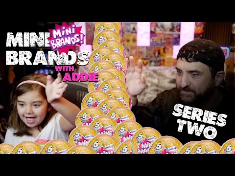 Mini Brands with Addie! Series 2 - Hunting for Gold, Glow in the Dark and More! ❤️📦