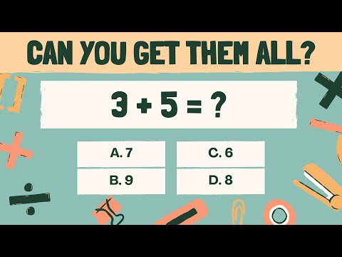 Can you pass this Math Quiz for kids? | Grade 1 | 7.14.2025