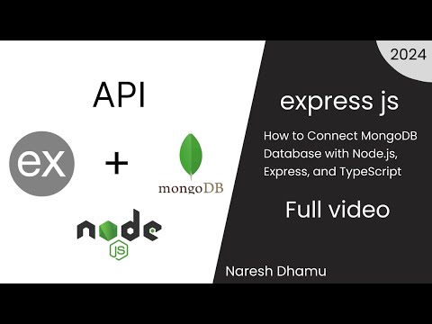 How to Connect MongoDB Database with Node.js, Express, and TypeScript | Step-by-Step Tutorial 2024