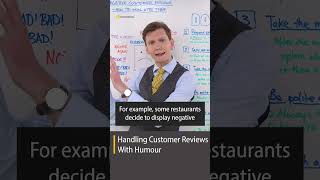 Handling customer reviews with humour #shorts #handlingcustomerreviews #userreviews