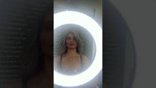 Play With Ring Light #shorts #beauty #hairstyle #hack  #makeup #hair #colour #meme #celebrity