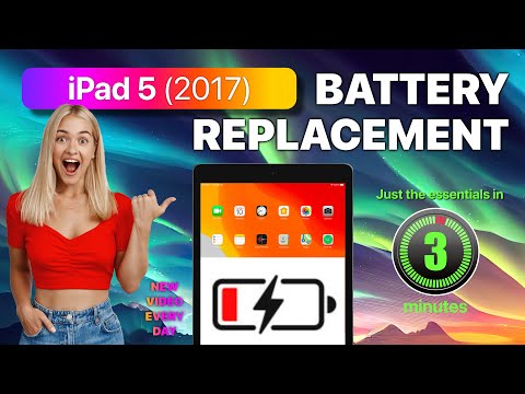 iPad 5 (2017) battery replacement - How to change battery on iPad repair guide